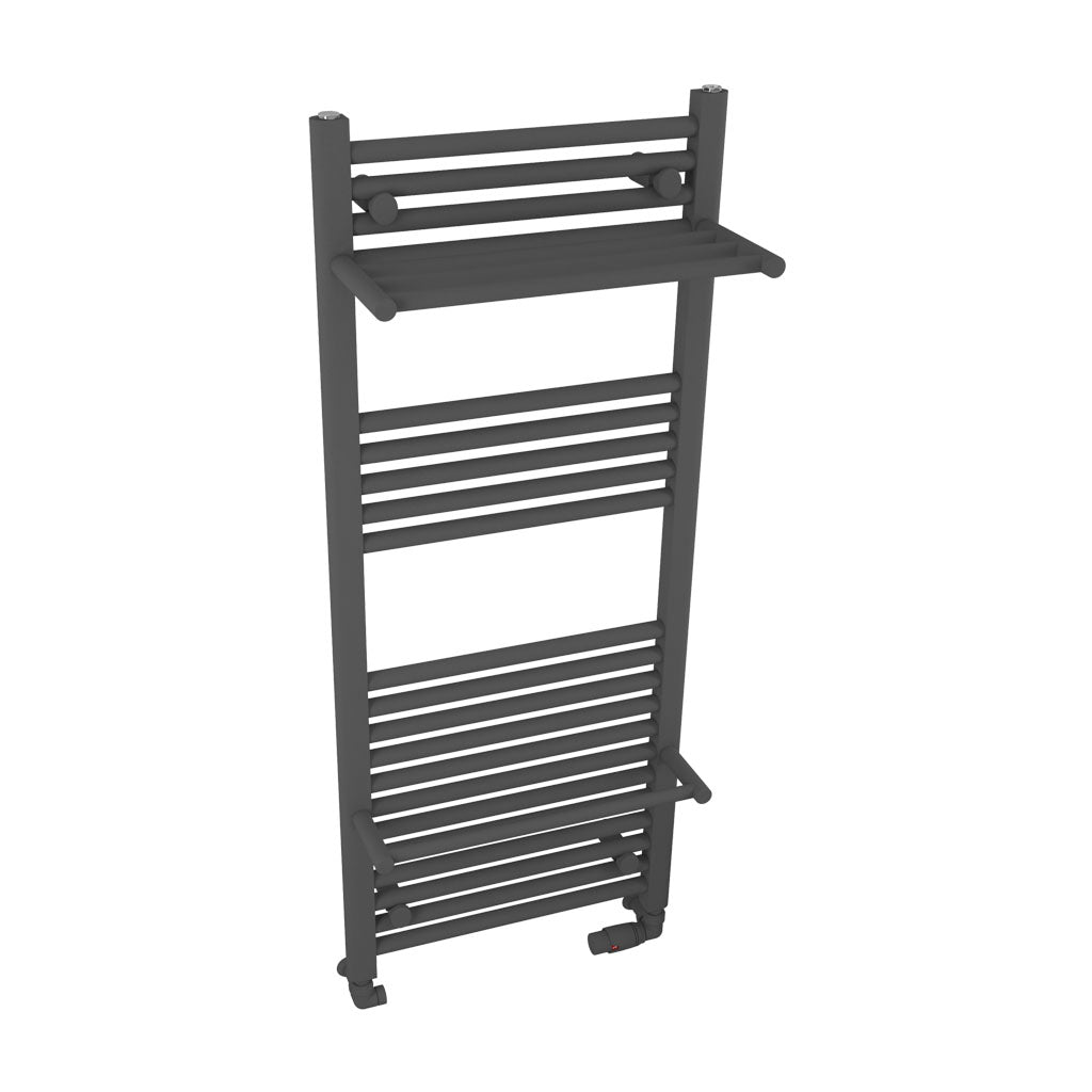 Eastbrook Haddenham Electric Matt Anthracite Towel Rail 1200mm x 500mm Cut Out Image  1161.0070-ELE