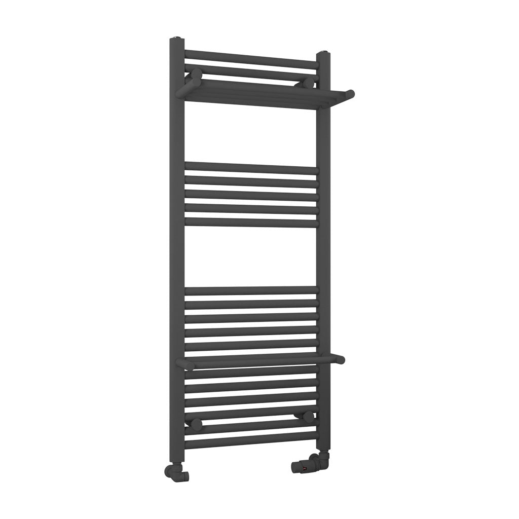 Eastbrook Haddenham Electric Matt Anthracite Towel Rail 1200mm x 500mm Cut Out Image 61.0070-ELE