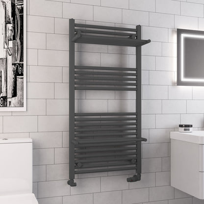 Eastbrook Haddenham Electric Matt Anthracite Towel Rail 1200mm x 600mm 61.0071-ELE