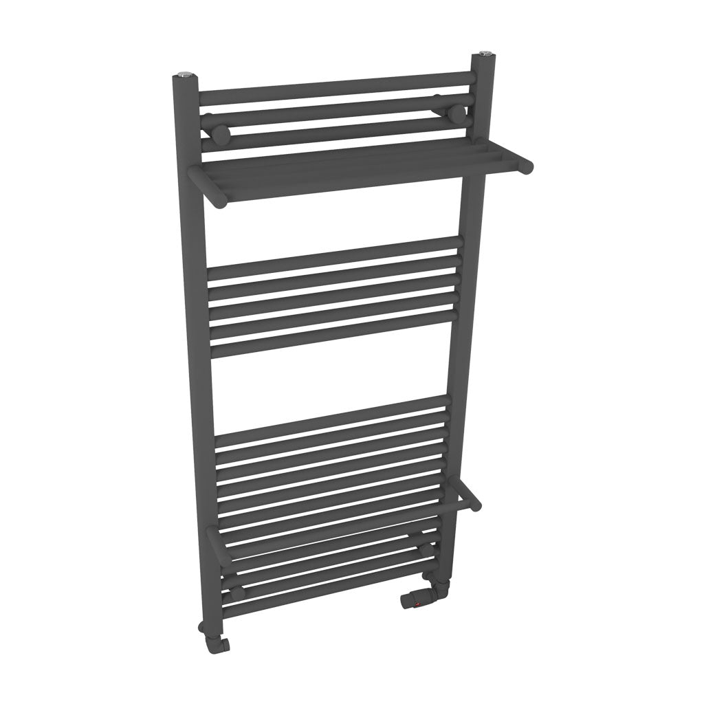 Eastbrook Haddenham Electric Matt Anthracite Towel Rail 1200mm x 600mm Cut Out Image 1 61.0071-ELE