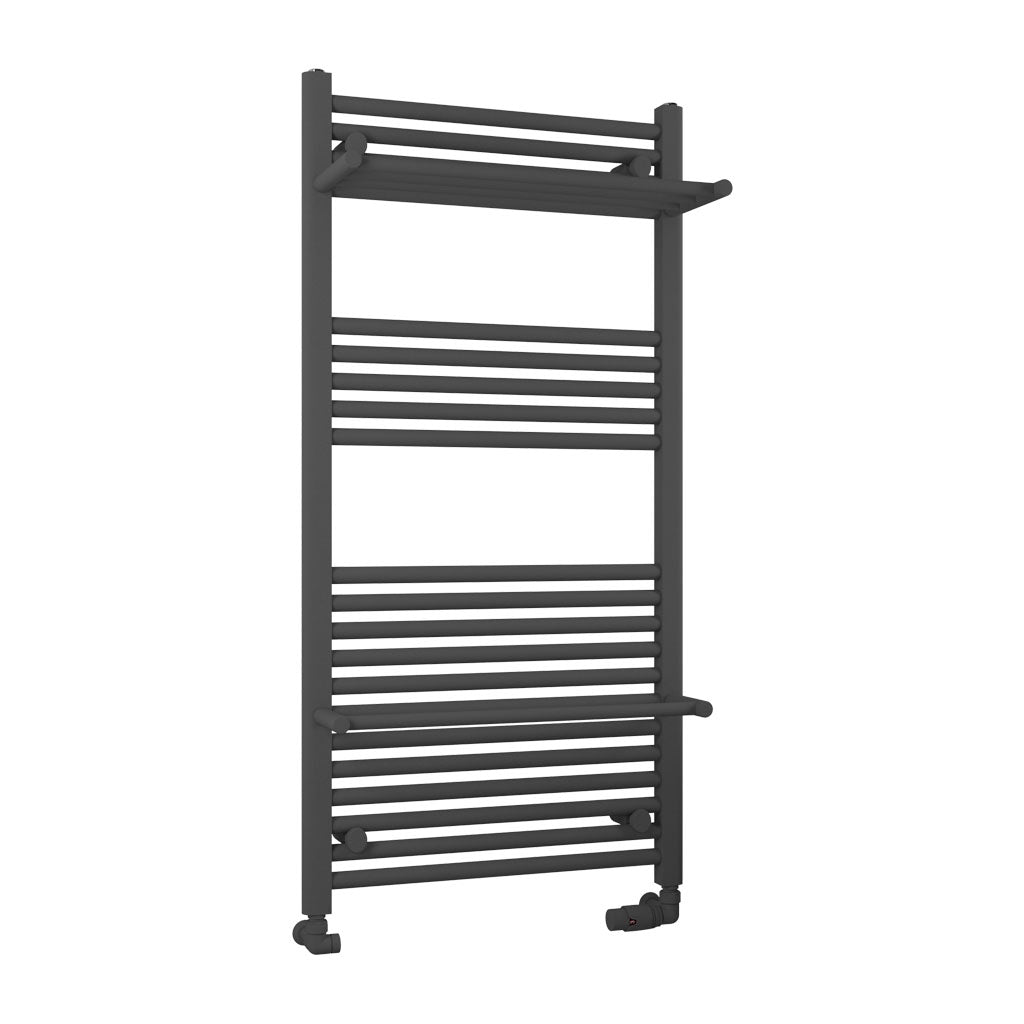 Eastbrook Haddenham Electric Matt Anthracite Towel Rail 1200mm x 600mm Cut Out Image 61.0071-ELE