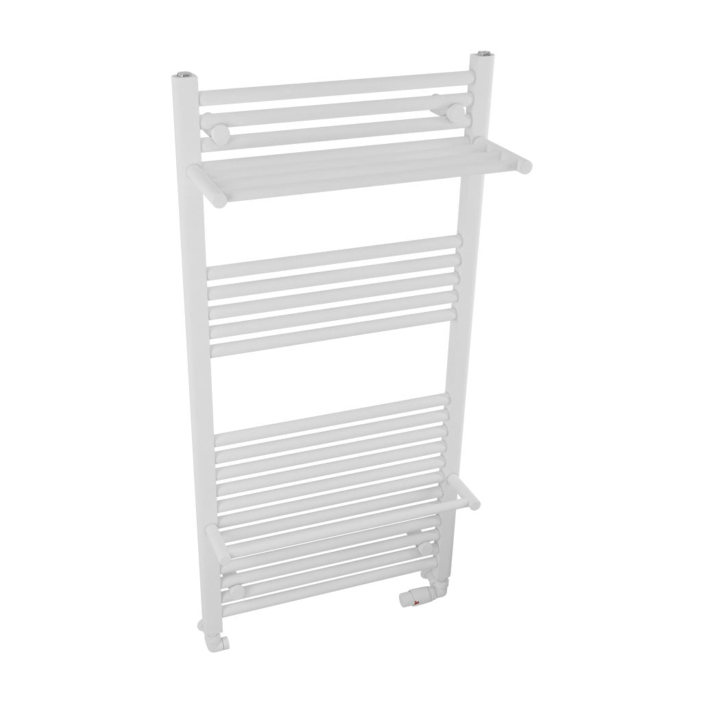 Eastbrook Haddenham Electric Matt White Towel Rail 1200mm x 600mm Cut Out Image 1 61.0069-ELE