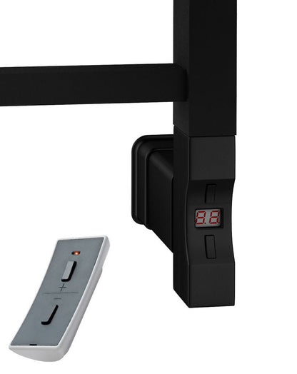 Eastbrook Helmsley Electric Matt Black Designer Towel Rail 1400mm x 600mm 89.0643-ELE-8.401
