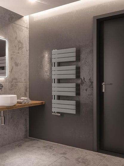 Eastbrook Helmsley Electric Matt Grey Designer Towel Rail 1150mm x 500mm 89.0624-ELE