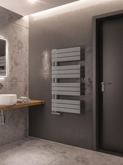 Eastbrook Helmsley Electric Matt Grey Designer Towel Rail 1150mm x 600mm 89.0625-ELE