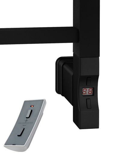 Eastbrook Hurley Electric Matt Black Designer Towel Rail 1000mm x 600mm 89.1726-ELE-8.534