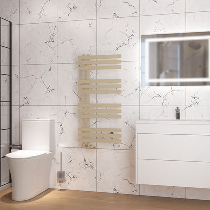 Eastbrook Hurley Electric Matt Cappuccino Designer Towel Rail 1000mm x 500mm 89.1721-ELE