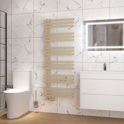 Eastbrook Hurley Electric Matt Cappuccino Designer Towel Rail 1500mm x 600mm 89.1734-ELE