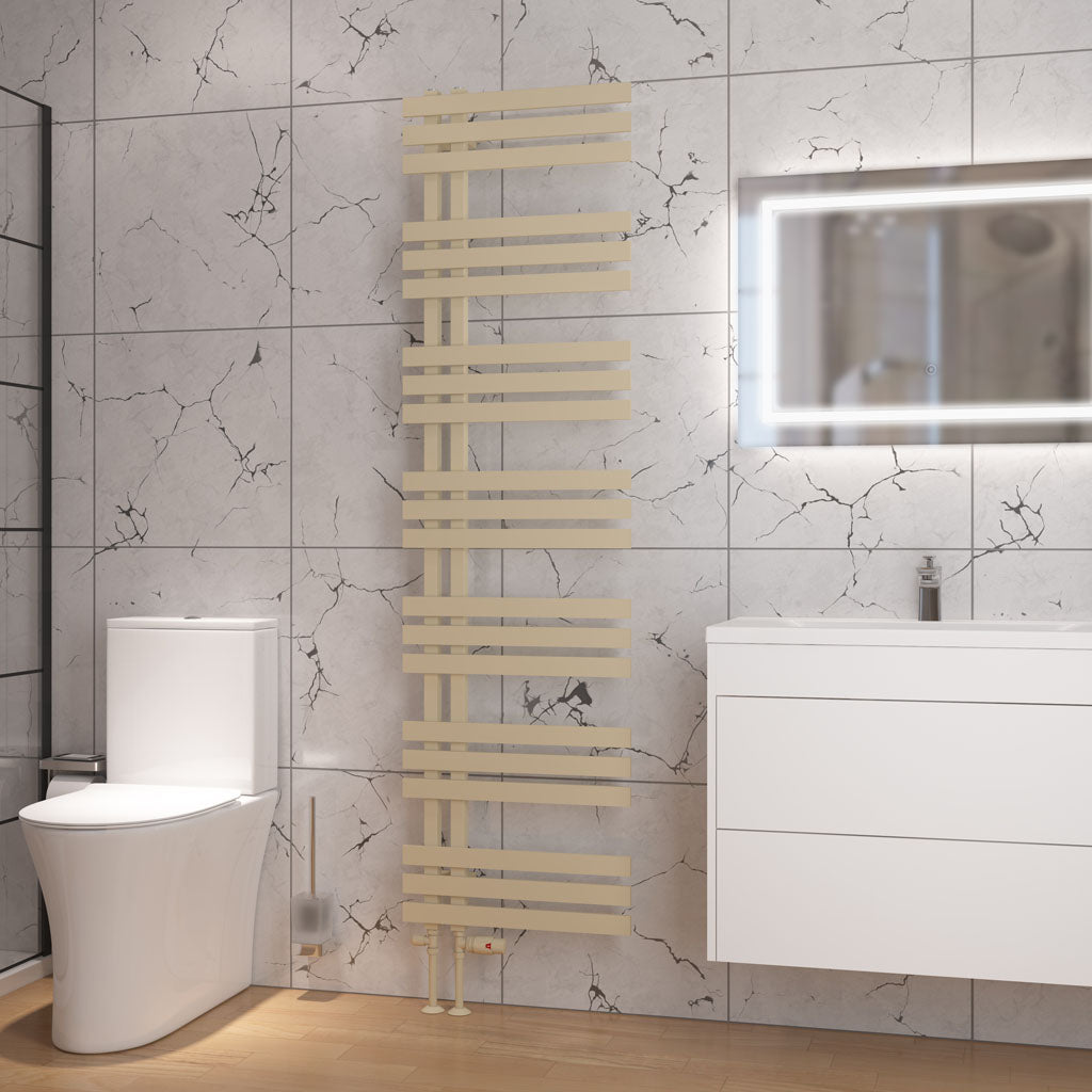 Eastbrook Hurley Electric Matt Cappuccino Designer Towel Rail 1800mm x 500mm 89.0564-ELE