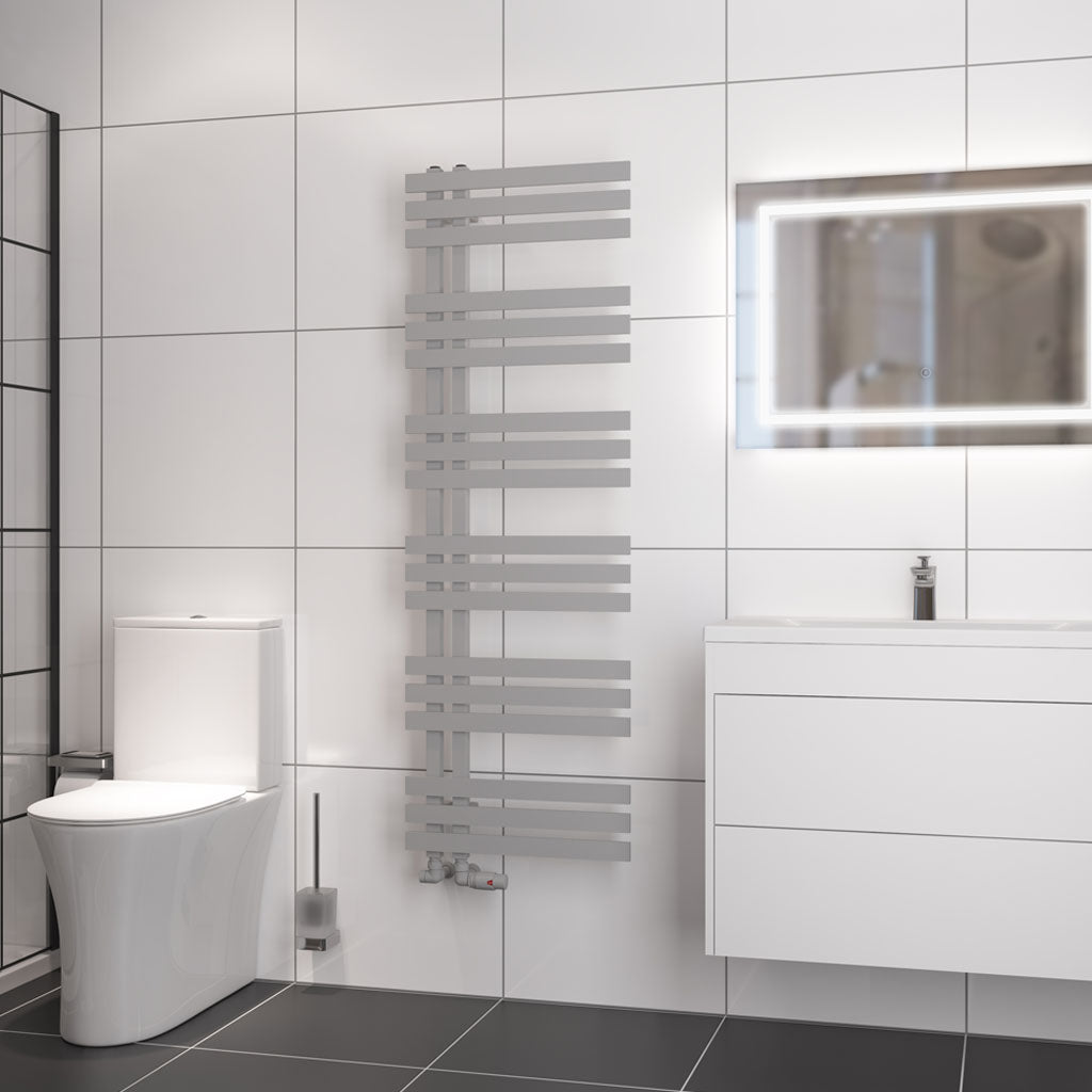 Eastbrook Hurley Electric Matt Grey Designer Towel Rail 1500mm x 500mm 89.1731-ELE