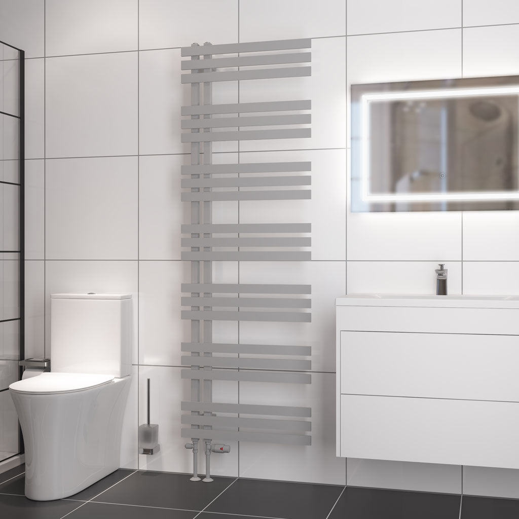 Eastbrook Hurley Electric Matt Grey Designer Towel Rail 1800mm x 600mm 89.0559-ELE