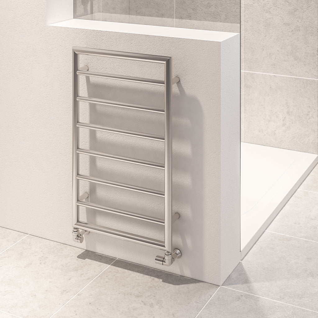Eastbrook Kenilworth Electric Chrome Designer Towel Rail 800mm x 500mm 61.0032-ELE