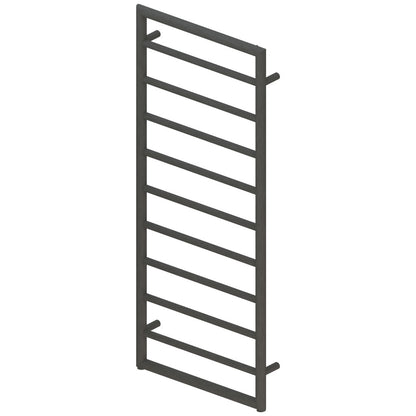 Eastbrook Kenilworth Electric Matt Anthracite Designer Towel Rail 1200mm x 500mm 61.0028-ELE