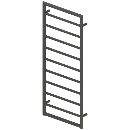 Eastbrook Kenilworth Electric Matt Anthracite Designer Towel Rail 1200mm x 500mm 61.0028-ELE
