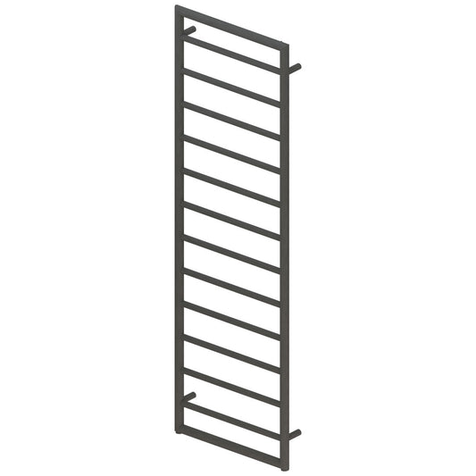 Eastbrook Kenilworth Electric Matt Anthracite Designer Towel Rail 1600mm x 600mm 61.0031-ELE
