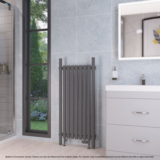 Eastbrook Lambourne Electric Matt Anthracite Designer Radiator 1200mm x 540mm 89.1706-ELE