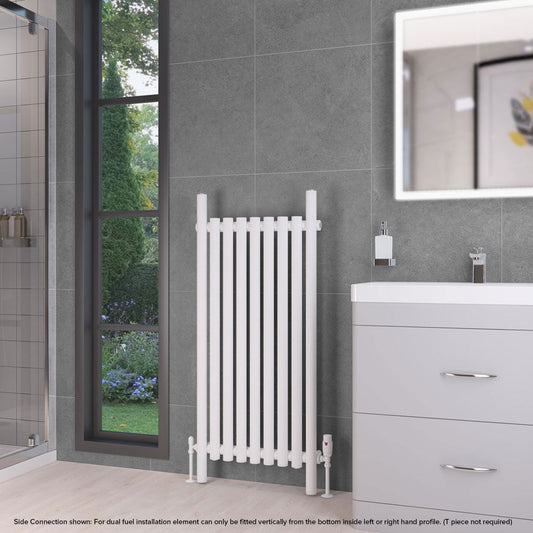 Eastbrook Lambourne Electric Matt White Designer Radiator 1200mm x 540mm 89.1704-ELE