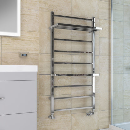 Eastbrook Launton Electric Chrome Towel Rail 1200mm x 600mm 61.0067-ELE