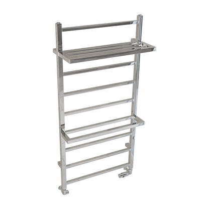 Eastbrook Launton Electric Chrome Towel Rail 1200mm x 600mm Cut Out Image 1 61.0067-ELE