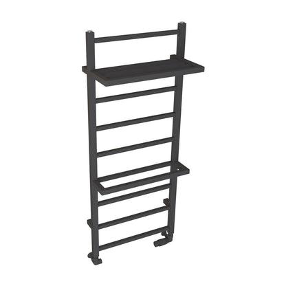 Eastbrook Launton Electric Matt Anthracite Towel Rail 1200mm x 500mm Close Up Image 61.0064-ELE
