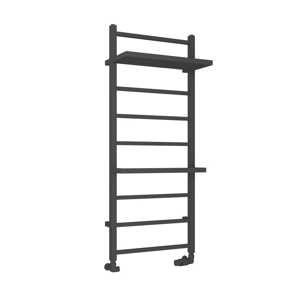 Eastbrook Launton Electric Matt Anthracite Towel Rail 1200mm x 500mm Cut Out Image 61.0064-ELE