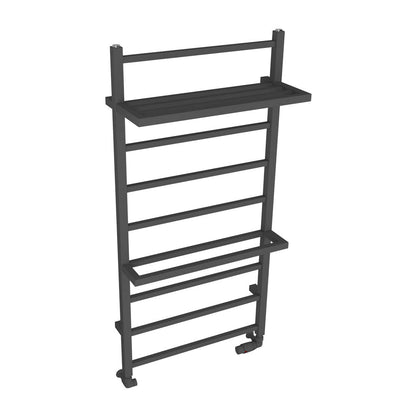 Eastbrook Launton Electric Matt Anthracite Towel Rail 1200mm x 600mm Cut Out Image 1 61.0065-ELE