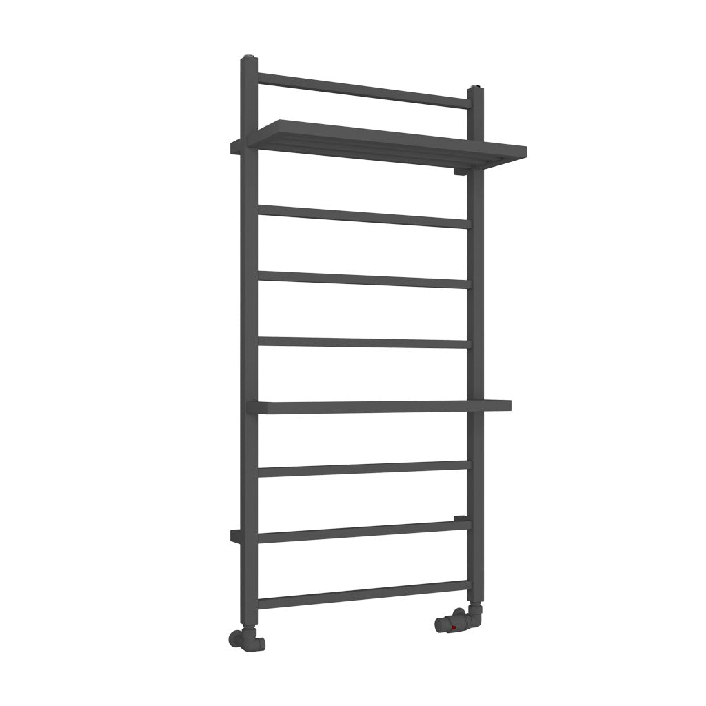 Eastbrook Launton Electric Matt Anthracite Towel Rail 1200mm x 600mm Cut Out Image 61.0065-ELE