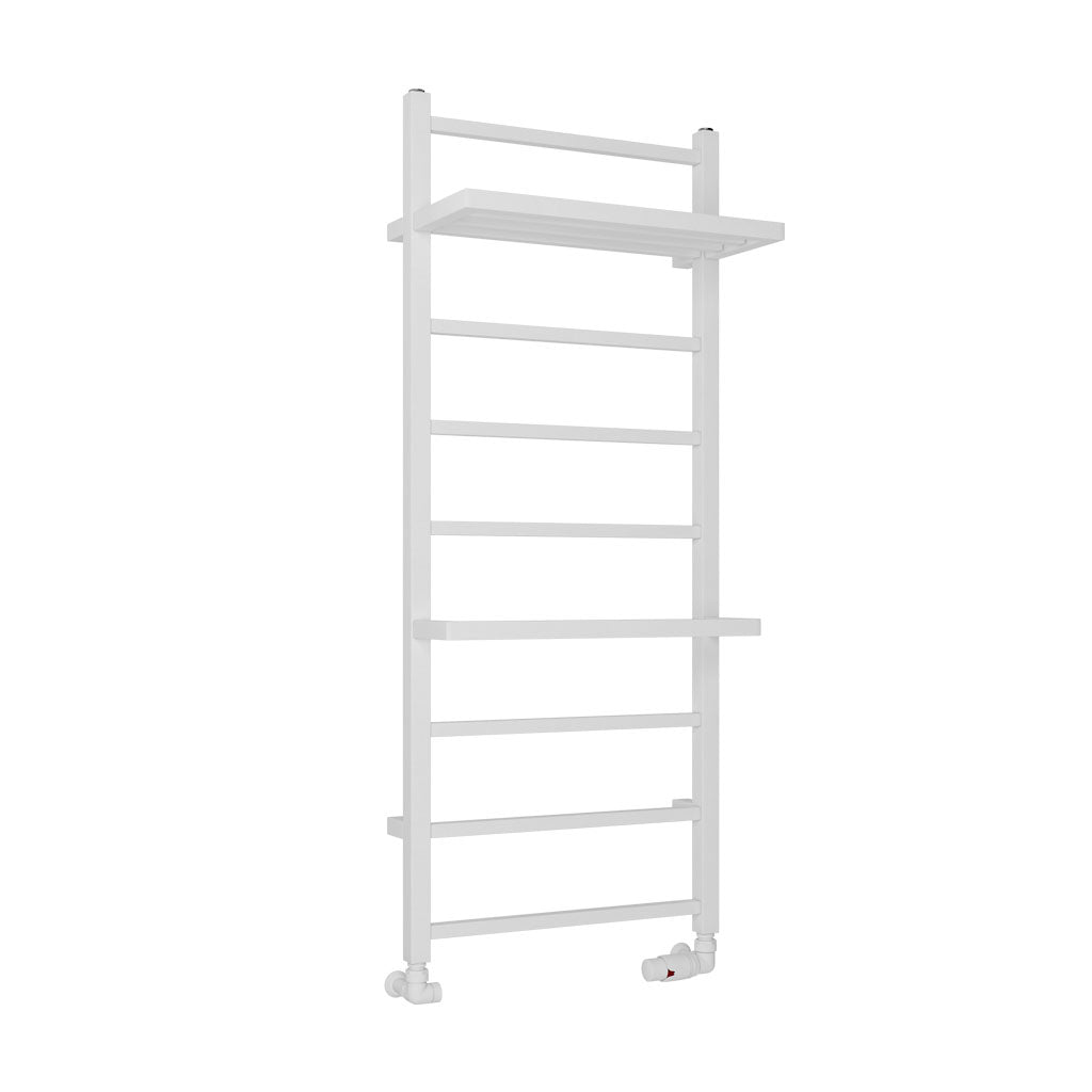 Eastbrook Launton Electric Matt White Towel Rail 1200mm x 500mm Cut Out Image 61.0062-ELE