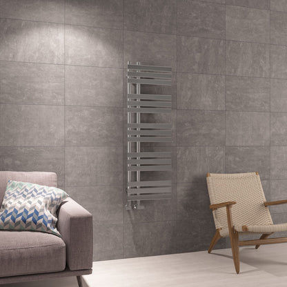 Eastbrook Leonardo Electric Chrome Designer Towel Rail 1200mm x 400mm 41.0256-ELE