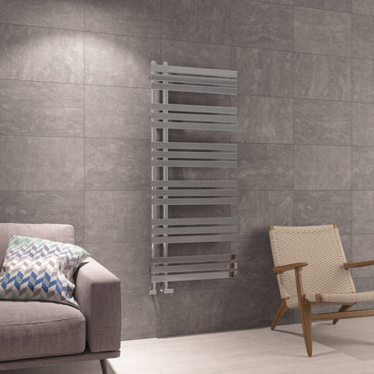 Eastbrook Leonardo Electric Chrome Designer Towel Rail 1450mm x 500mm 41.0262-ELE