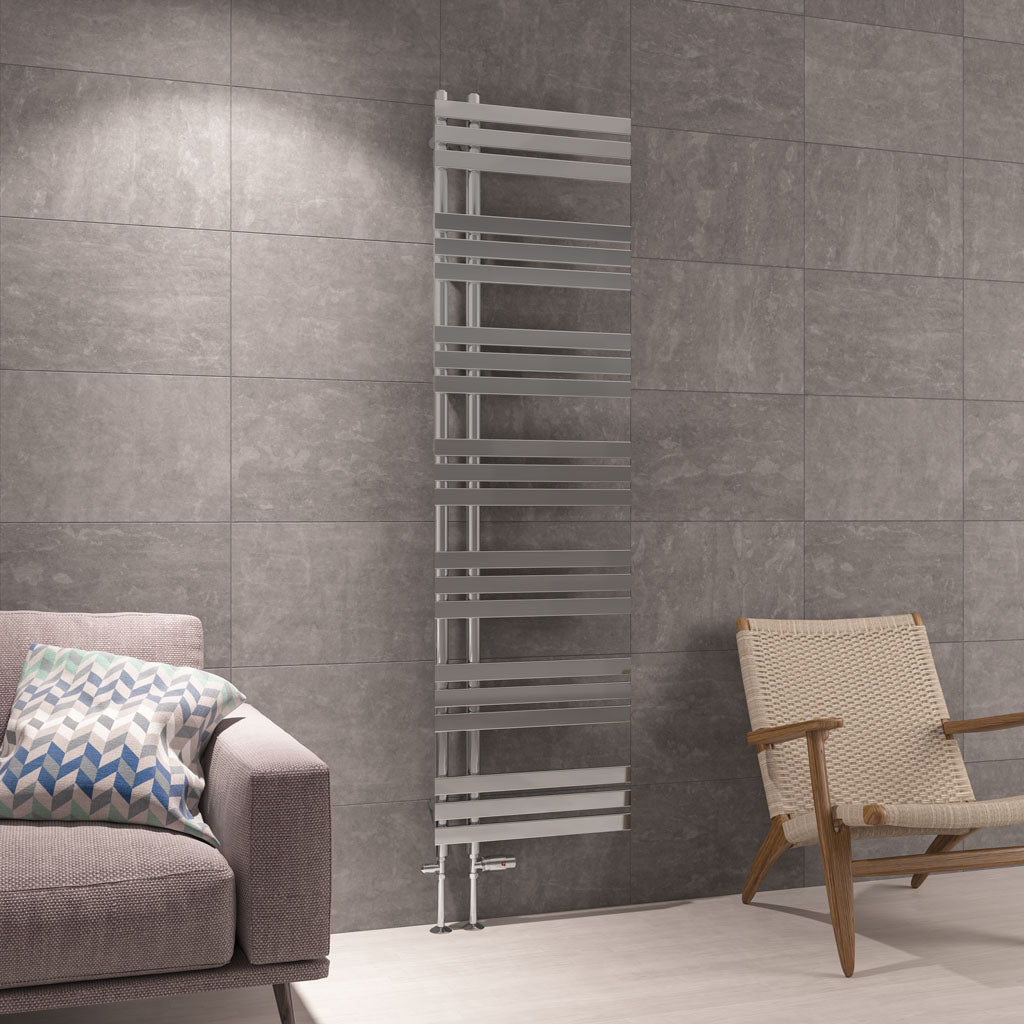 Eastbrook Leonardo Electric Chrome Designer Towel Rail 1800mm x 500mm 41.0260-ELE