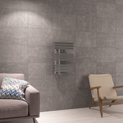 Eastbrook Leonardo Electric Chrome Designer Towel Rail 600mm x 400mm 41.0255-ELE