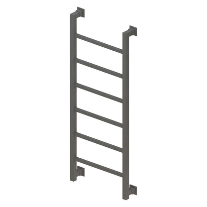 Eastbrook Loxley Electric Matt Anthracite Designer Towel Rail 1200mm x 600mm 61.0045-ELE