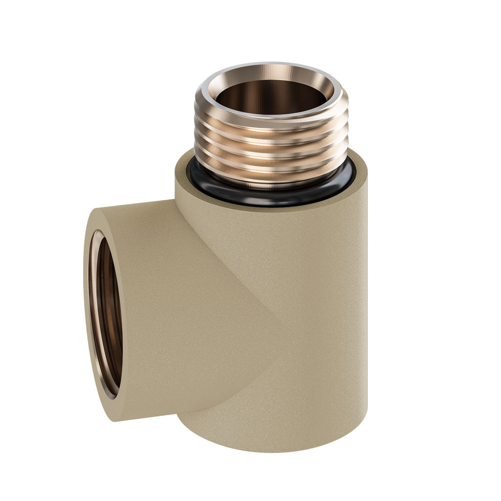 Eastbrook Matt Cappuccino Dual Fuel Elbow 41.4042