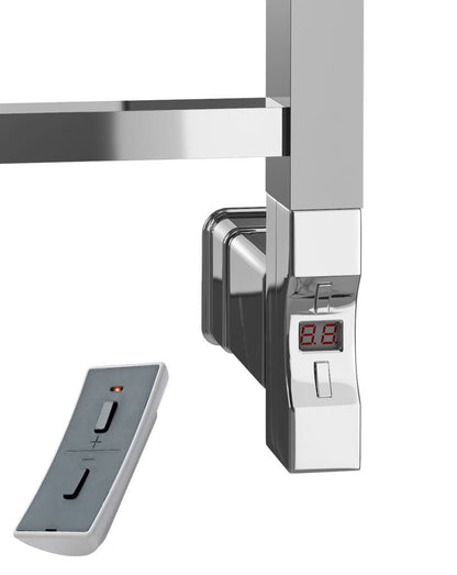 Eastbrook Platani Electric Chrome Designer Towel Rail 800mm x 600mm 89.1353-ELE-8.379