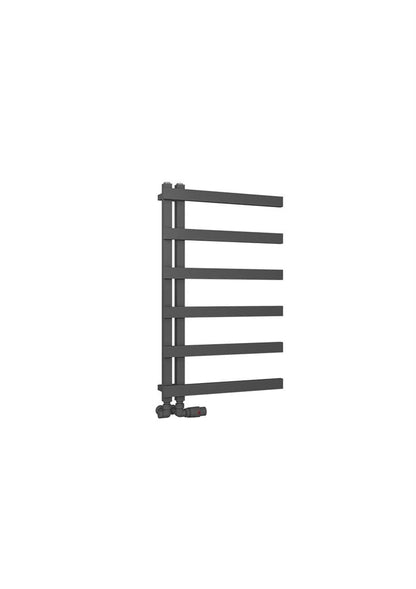 Eastbrook Platani Electric Matt Anthracite Designer Towel Rail 800mm x 500mm 89.1340-ELE