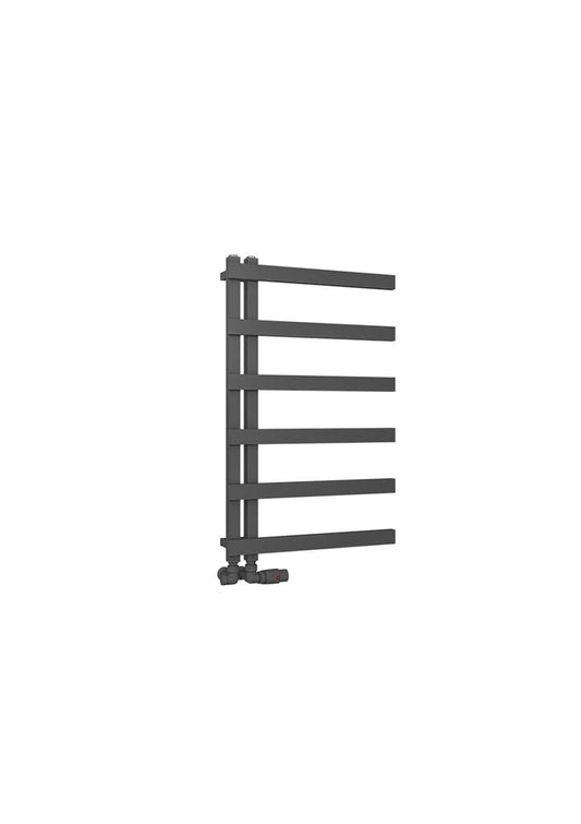 Eastbrook Platani Electric Matt Anthracite Designer Towel Rail 800mm x 500mm 89.1340-ELE