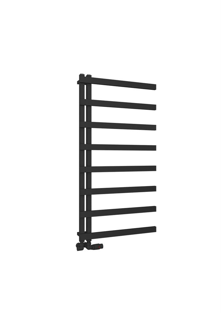 Eastbrook Platani Electric Matt Black Designer Towel Rail 1150mm x 600mm 89.1349-ELE