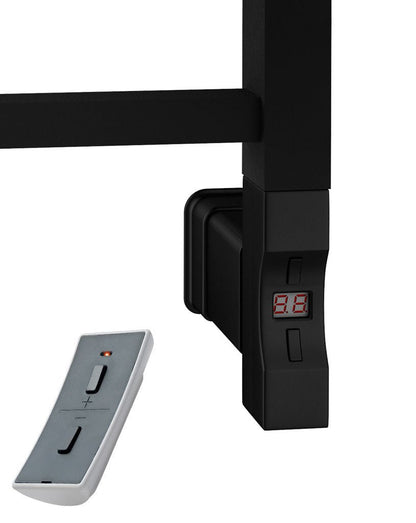 Eastbrook Platani Electric Matt Black Designer Towel Rail 1800mm x 600mm 89.1351-ELE-8.535