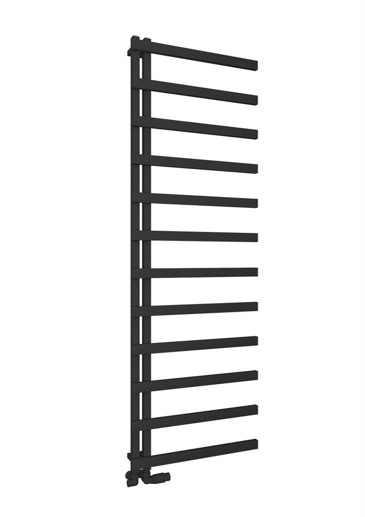 Eastbrook Platani Electric Matt Black Designer Towel Rail 1800mm x 600mm 89.1351-ELE