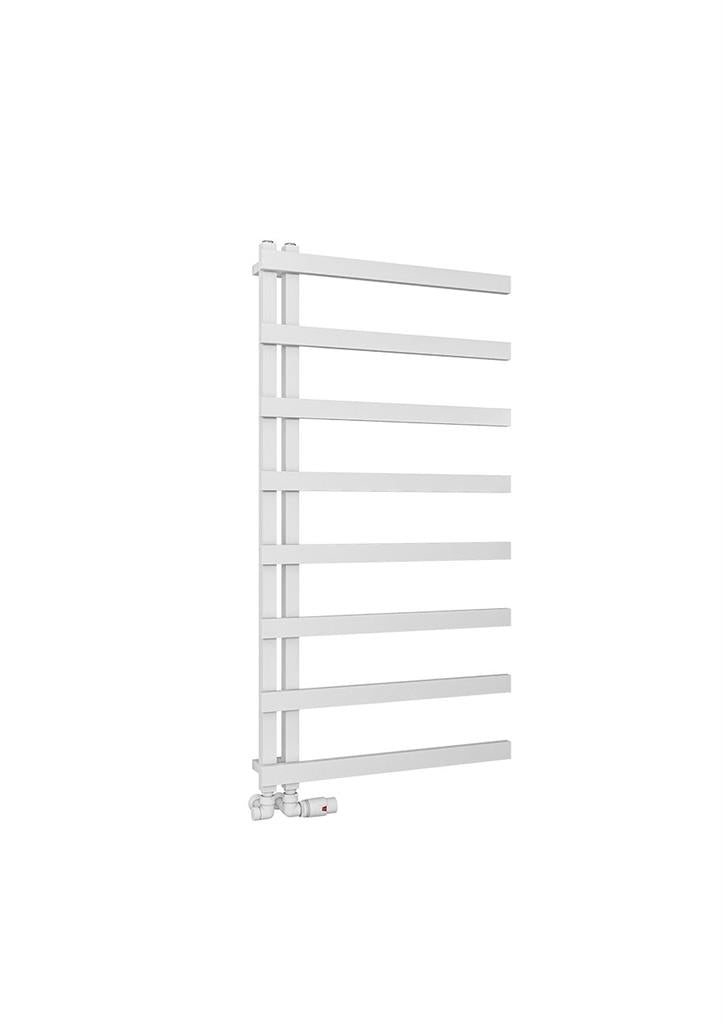 Eastbrook Platani Electric Matt White Designer Towel Rail 1150mm x 600mm 89.1331-ELE