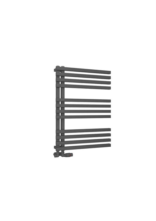 Eastbrook Reinbach Electric Matt Anthracite Designer Towel Rail 800mm x 600mm 89.1377-ELE