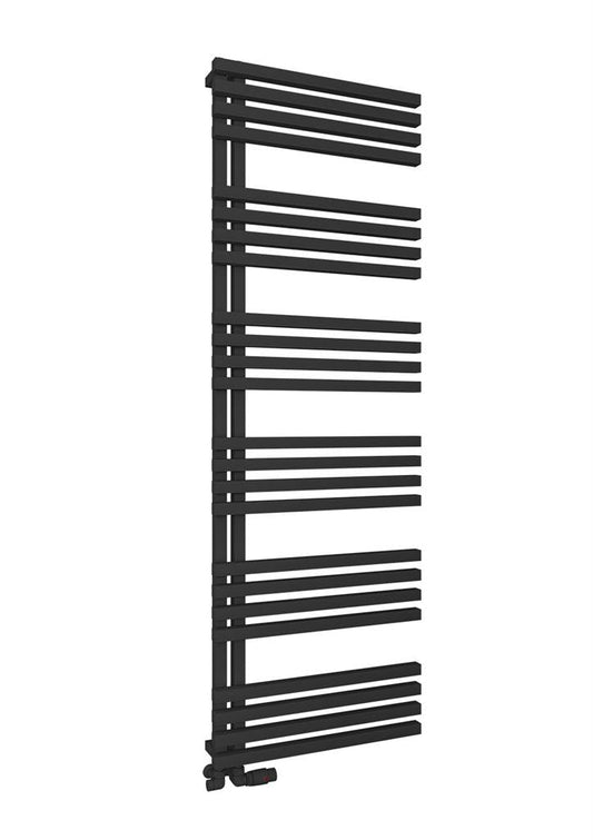 Eastbrook Reinbach Electric Matt Black Designer Towel Rail 1800mm x 600mm 89.1387-ELE