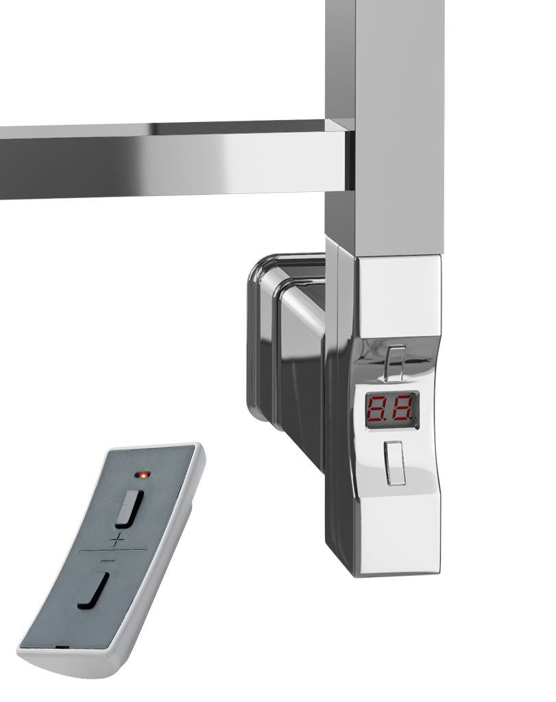 Eastbrook Reinbach Electric Matt Grey Designer Towel Rail 800mm x 600mm 89.1371-ELE-8.380