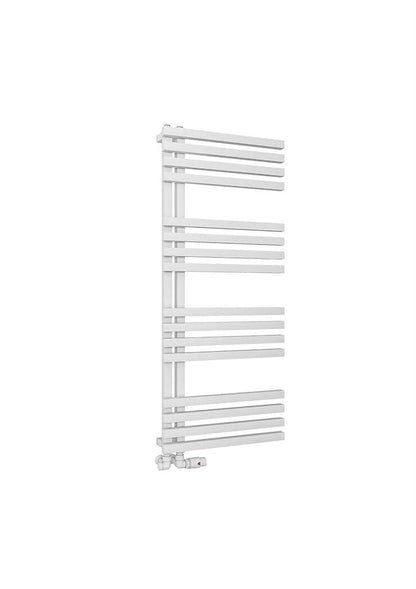 Eastbrook Reinbach Electric Matt White Designer Towel Rail 1200mm x 500mm 89.1360-ELE