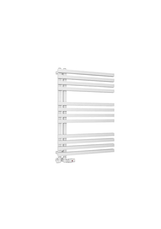 Eastbrook Reinbach Electric Matt White Designer Towel Rail 800mm x 600mm 89.1359-ELE