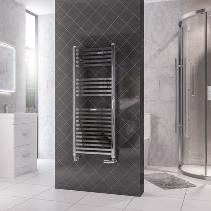 Eastbrook Rion Electric Straight Chrome Towel Rail 1200mm x 500mm 89.1691-ELE