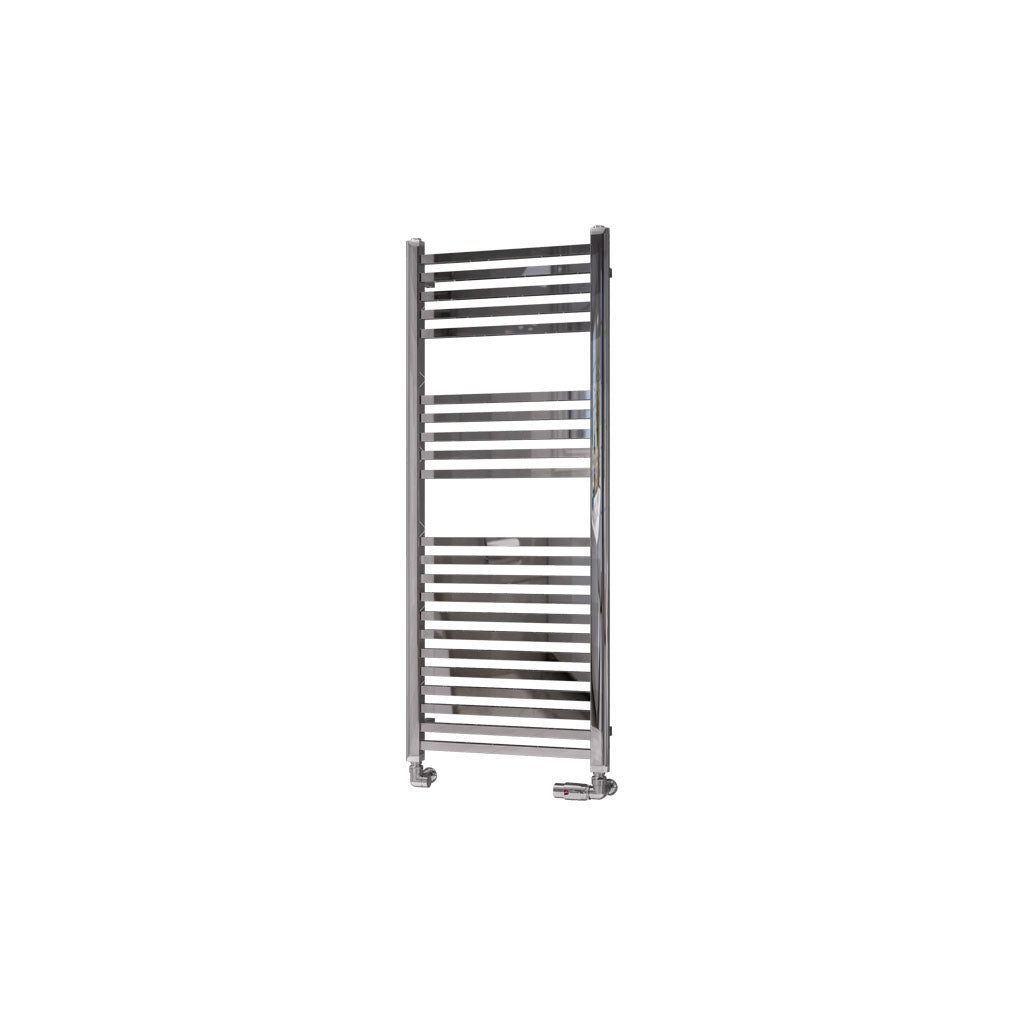 Eastbrook Rion Electric Straight Chrome Towel Rail 1200mm x 500mm Cut Out Image 89.1691-ELE