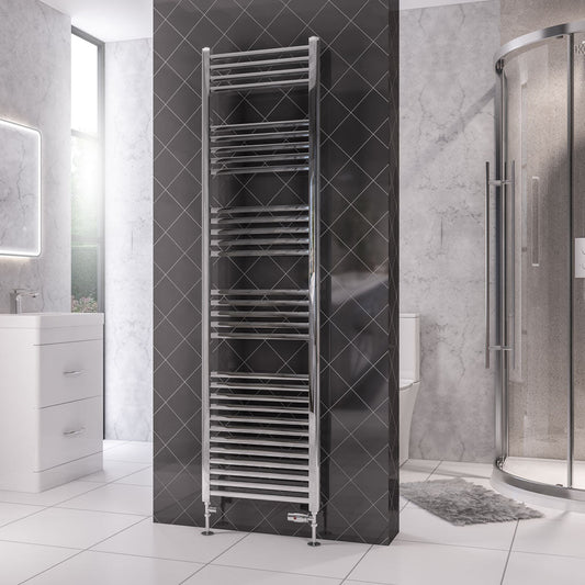 Eastbrook Rion Electric Straight Chrome Towel Rail 1800mm x 500mm 89.1693-ELE