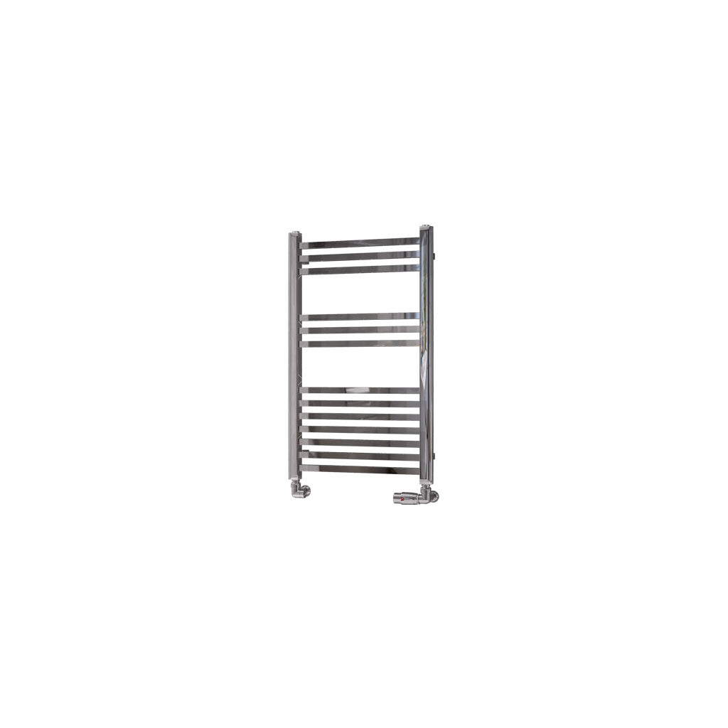 Eastbrook Rion Electric Straight Chrome Towel Rail 800mm x 500mm Cut Out Image 89.1689-ELE
